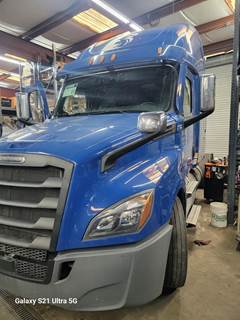 Freightliner Cascadia 126 Sleeper Semi Truck - Raised Roof Sleeper, Detroit 455HP, 12 Speed Dt12 Amt