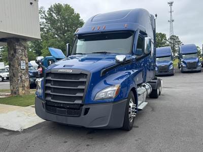 Freightliner Cascadia 126 Sleeper Semi Truck - Raised Roof Sleeper, Detroit 455HP, 12 Speed Dt12 Amt