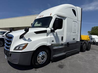 Freightliner Cascadia 126 Sleeper Semi Truck - Raised Roof Sleeper, Detroit 400HP, 12 Speed Dt12 Amt