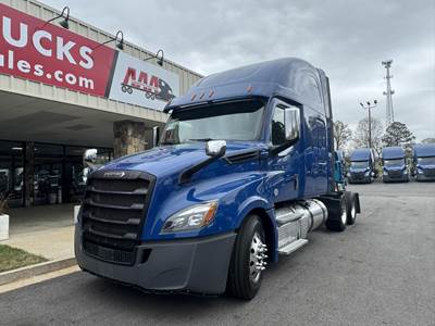 Freightliner Cascadia 126 Sleeper Semi Truck - Raised Roof Sleeper, Detroit 455HP, 12 Speed Dt12 Amt