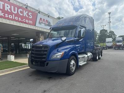 Freightliner Cascadia 126 Sleeper Semi Truck - Raised Roof Sleeper, Detroit 455HP, 12 Speed Dt12 Amt