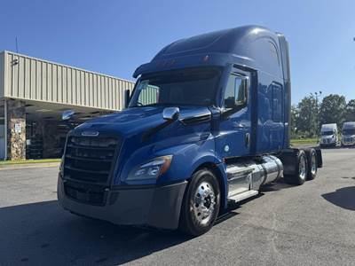 Freightliner Cascadia 126 Sleeper Semi Truck - Raised Roof Sleeper, Detroit 455HP, 12 Speed Dt12 Amt