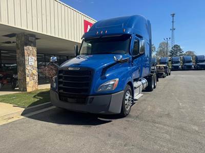 Freightliner Cascadia 126 Sleeper Semi Truck - Raised Roof Sleeper, Detroit 455HP, 12 Speed Dt12 Amt