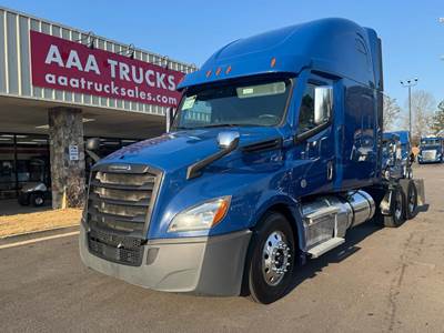 Freightliner Cascadia 126 Sleeper Semi Truck - Raised Roof Sleeper, Detroit 455HP, 12 Speed Dt12 Amt