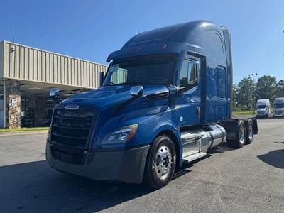 Freightliner Cascadia 126 Sleeper Semi Truck - Raised Roof Sleeper, Detroit 455HP, 12 Speed Dt12 Amt