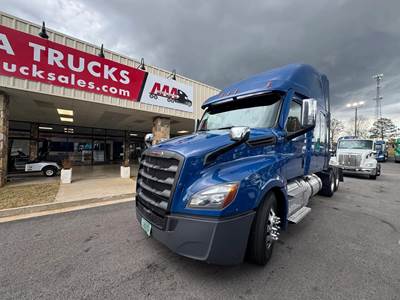 Freightliner Cascadia 126 Sleeper Semi Truck - Raised Roof Sleeper, Detroit 455HP, 12 Speed Dt12 Amt