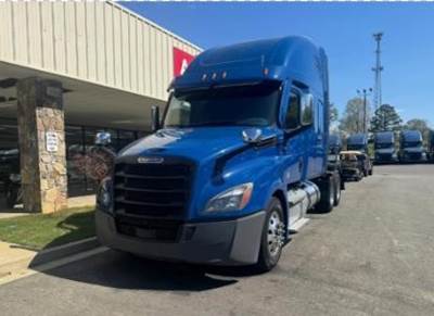 Freightliner Cascadia 126 Sleeper Semi Truck - Raised Roof Sleeper, Detroit 455HP, 12 Speed Dt12 Amt