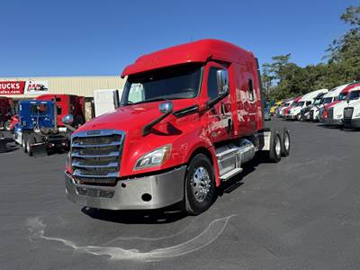 Freightliner Cascadia 126 Sleeper Semi Truck - 72" Mid Roof Sleeper, 450HP, 12 Speed Dt12 Amt