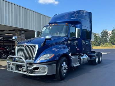 International LT Sleeper Semi Truck - 73" Raised Roof Sleeper, Cummins 400HP, 12 Speed Endurant Amt