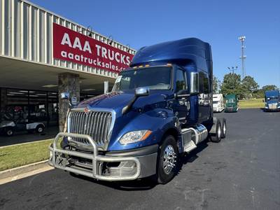 International LT Sleeper Semi Truck - 73" Raised Roof Sleeper, Cummins 400HP, 12 Speed Endurant Amt