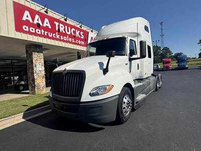 International LT Sleeper Semi Truck - 73" Raised Roof Sleeper, Cummins 450HP, 12 Speed Endurant Amt