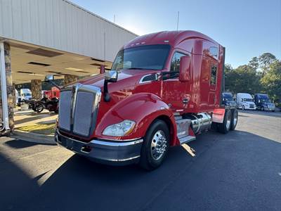Kenworth T680 Sleeper Semi Truck - 76" Mid Roof Sleeper, 455HP, 12 Speed Amt