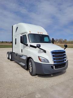 Freightliner Cascadia 126 Sleeper Semi Truck - 72" Raised Roof Sleeper, Detroit 455HP, 12 Speed Dt12 Amt