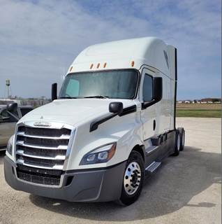 Freightliner Cascadia 126 Sleeper Semi Truck - 72" Raised Roof Sleeper, Detroit 455HP, 12 Speed Dt12 Amt