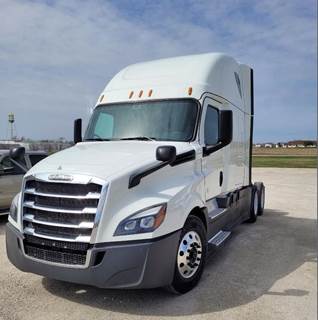 Freightliner Cascadia 126 Sleeper Semi Truck - 72" Raised Roof Sleeper, Detroit 455HP, 12 Speed Dt12 Amt