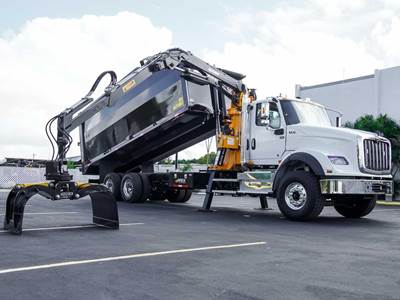 International HX Grapple Truck