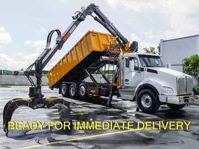 2025 Kenworth T880 Roll Off Truck - Rotobec ELITE 910 Grapple