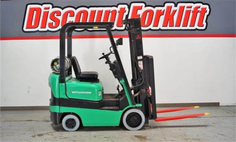 2000 Mitsubishi FGC15 Cushion Tire Forklift - 3000lb Capacity, 11ft