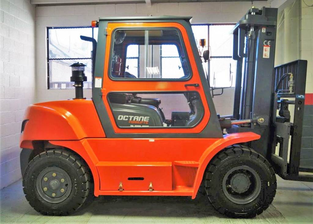 2014 Octane FD80 Pneumatic Tire Forklift 17500lb Capacity, 11ft Lift Height For Sale, 365