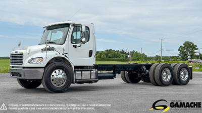 Freightliner M2 106 Tandem Axle Cab & Chassis Truck - Cummins, 325HP, 6 Speed Allison Rds Automatic