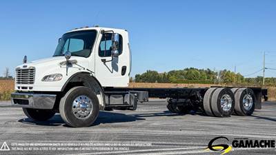 Freightliner M2 106 Tandem Axle Cab & Chassis Truck - Cummins, 270HP, 6 Speed Allison Rds Automatic