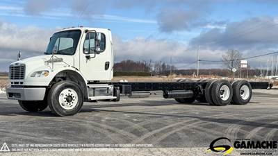 Freightliner M2 106 Tandem Axle Cab & Chassis Truck - Cummins, 270HP, 6 Speed Allison Rds Automatic