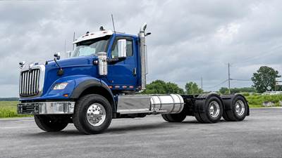 International HX Tandem Axle Cab & Chassis Truck - Cummins, 605HP, 18 Speed Manual
