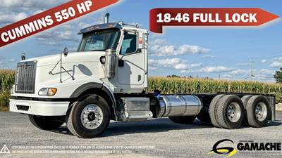International Paystar 5900 Tandem Axle Cab & Chassis Truck - Cummins, 550HP, 18 Speed Manual