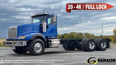 International Paystar 5900 Tandem Axle Cab & Chassis Truck - Cummins, 550HP, 18 Speed Manual