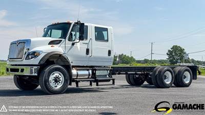 International WorkStar 7600 Tandem Axle Cab & Chassis Truck - Cummins, 410HP, 8Ll Manual