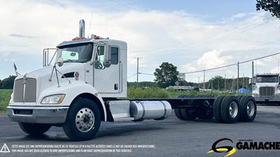 Kenworth T370 Tandem Axle Cab & Chassis Truck - Paccar, 330HP, 6 Speed Automatic