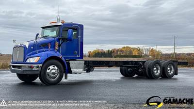 Kenworth T370 Tandem Axle Cab & Chassis Truck - Paccar, 330HP, 6 Speed Allison Hs Automatic