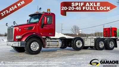 Peterbilt 567 Tandem Axle Cab & Chassis Truck - Paccar, 485HP, 18 Speed Ultrashift Plus Amt