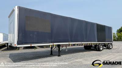 ALUTREC 48x107 Tandem Axle Aluminum Curtain Side Trailer - Hendrickson, Fixed Axle