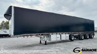 Extreme 53x107 Quad Axle Aluminum Curtain Side Trailer - Hendrickson, Fixed Axle