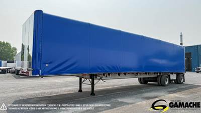 MAC 48x107 Tandem Axle Aluminum Curtain Side Trailer - Hendrickson, Fixed Axle