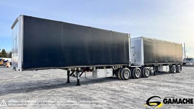 Manac 60x108 Five Axle Combination Curtain Side Trailer - Hendrickson, Fixed Axle