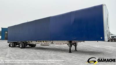 Manac 53x107 Tandem Axle Aluminum Curtain Side Trailer - Hendrickson, Fixed Axle