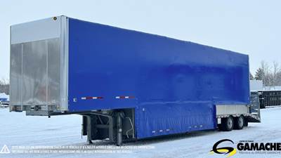 Manac 48ft Tandem Axle Aluminum Curtain Side Trailer - Air Ride