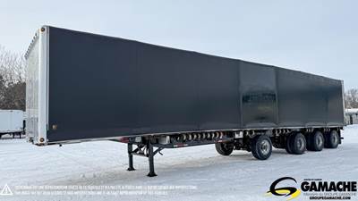Manac 53x108 Quad Axle Steel Curtain Side Trailer - Hendrickson, Fixed Axle