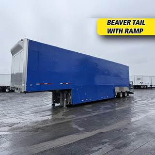Manac 48ft Tandem Axle Aluminum Curtain Side Trailer - Air Ride