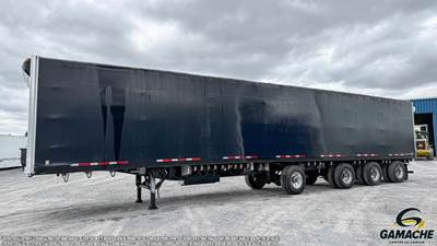 Manac 53x108 Quad Axle Combination Curtain Side Trailer - Hendrickson, Fixed Axle