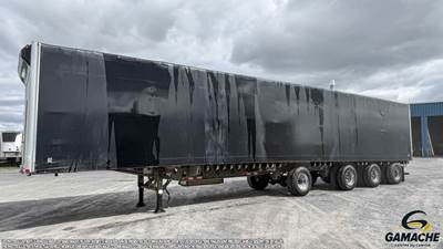 Manac 53x108 Quad Axle Steel Curtain Side Trailer - Hendrickson, Fixed Axle