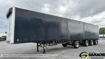 Manac 53x108 Quad Axle Steel Curtain Side Trailer - Hendrickson, Fixed Axle