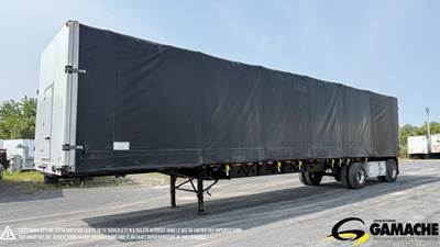 Transcraft 48x107 Tandem Axle Combination Curtain Side Trailer - Air Ride, Fixed Axle