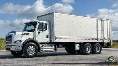 Freightliner M2 112 Tandem Axle Curtain Side Truck - Cummins, 330HP, 13 Speed Ultrashift Automatic