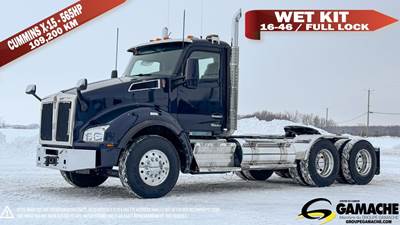 Kenworth T880 Day Cab Truck - Cummins 565HP, 18 Speed Manual