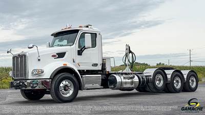 Peterbilt 567 Tri Axle Day Cab Truck - Cummins 605HP, 18 Speed Manual