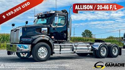 Western Star 49X Day Cab Truck - Detroit 560HP, 6 Speed Allison Rds Automatic