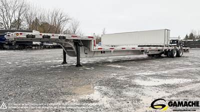 ALUTREC 53x102 Aluminum Drop Deck Trailer - Hendrickson, Fixed Axle